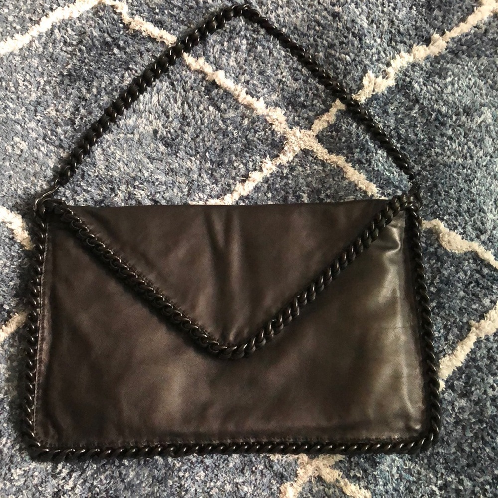 Giorgio Armani Leather Detachable Clutch